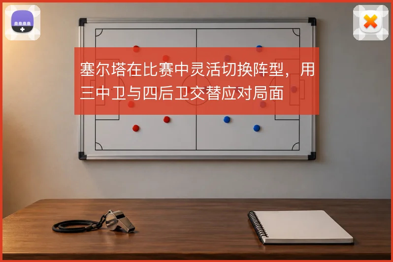 塞尔塔在比赛中灵活切换阵型，用三中卫与四后卫交替应对局面